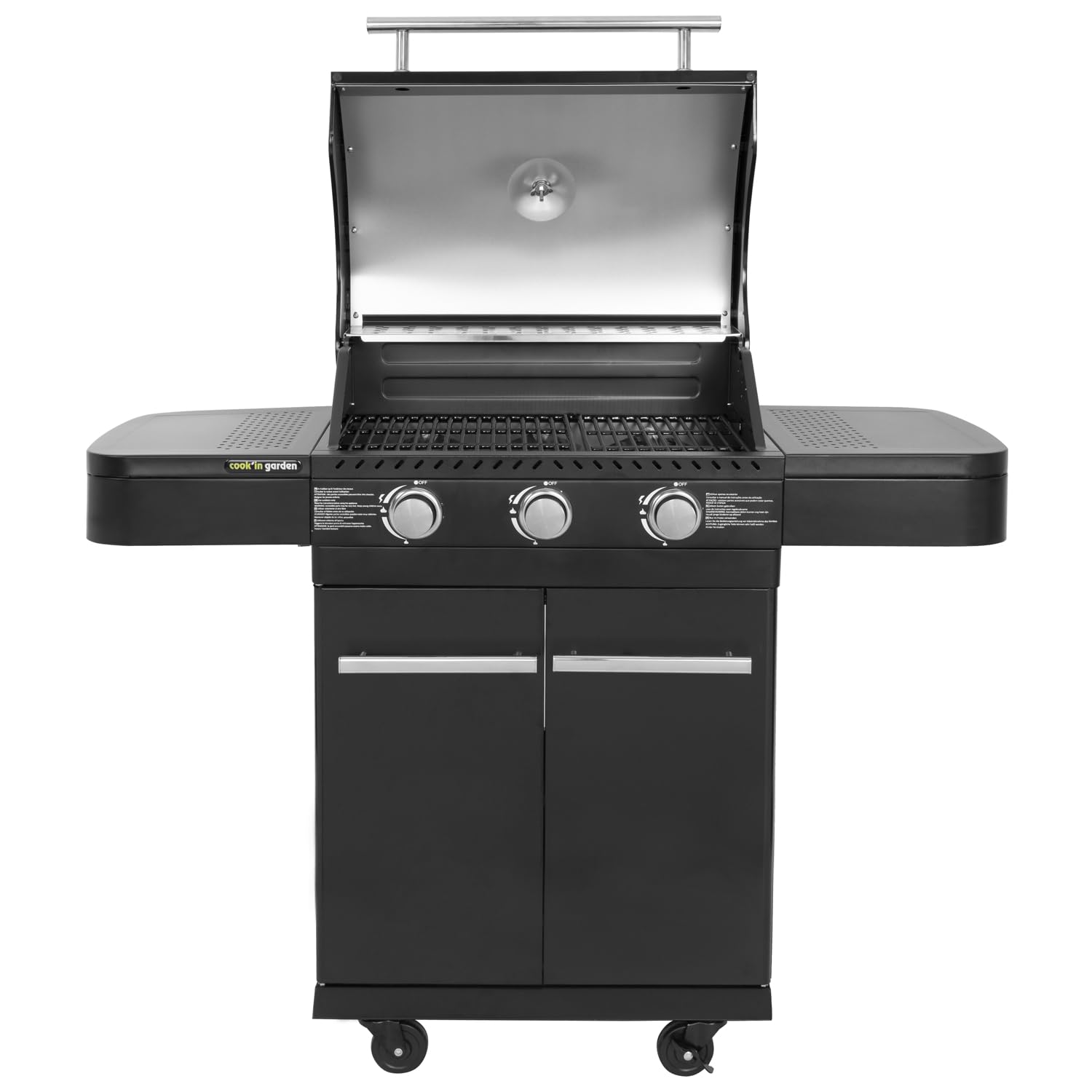 Cook'in Garden Happy Garden - Cocina Exterior Modular FYRA 10 Personas - 3 quemadores
