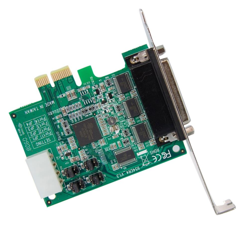 Amazon | StarTech.com シリアル4ポート増設PCIeカード ネイティブ