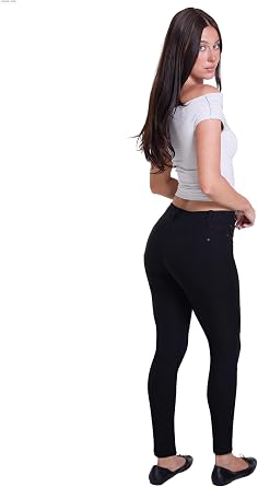 YMI Women's Hyperstretch Skinny Work Casual Mid-Rise Pants-P748931am