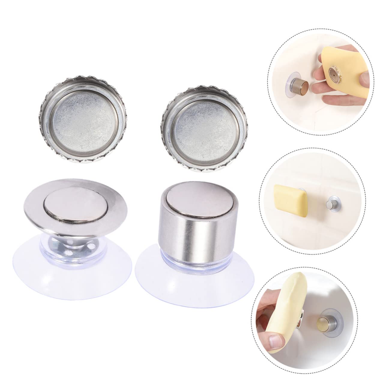 6 Sets Stabiler Seifenhalter Zur Wandmontage Elegantes Seifenregal Aus Edelstahl Für Selbstentleerende Badezimmer