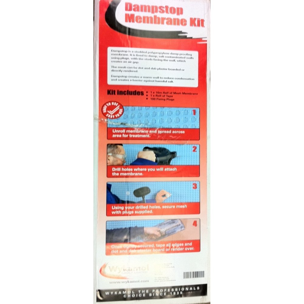 Wykamol No More Damp Dampstop Membrane Kit 1m x 10m