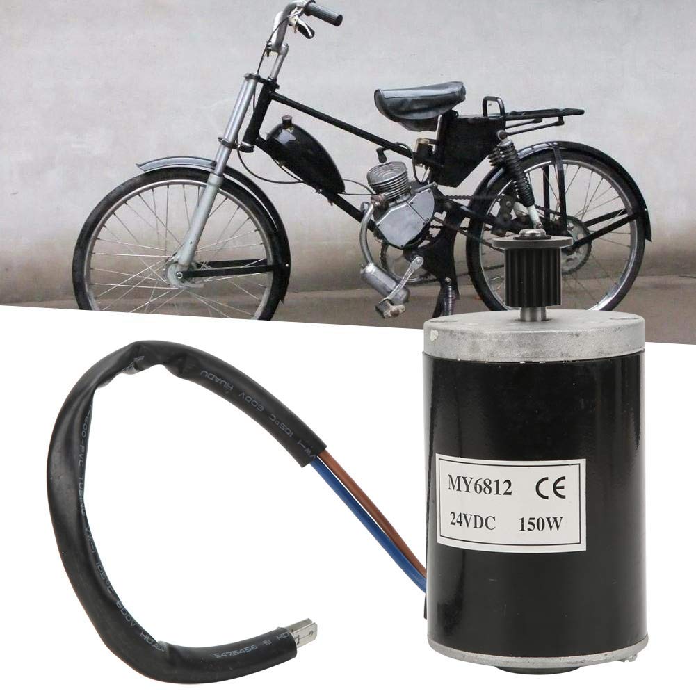 Moteur de Scooter Moteur à balais DC 24V 150W de Synchronisation de Roue de Chaîne de Générateur de Bricolage MY6812