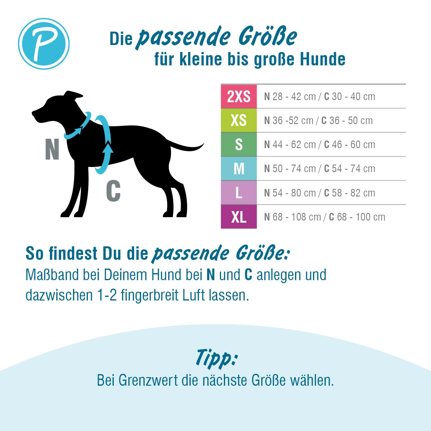 Petlando Hundegeschirr leicht anzulegen, Ohne Über-Kopf-Ziehen, Brustgeschirr stufenlos verstellbar, robust, komfortabel & pflegeleicht, Basic Comfort Geschirr für mittelgroße Hunde, Champagner, M