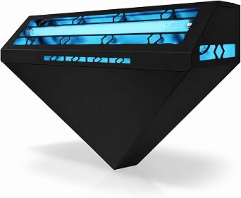 Gardner WS-90 - Fly Lights for Restaurants & Healthcare Facilities, Wall Sconce Fly Trap, Decorative Insect Trap, Indoor Kitchen Bug Light Black