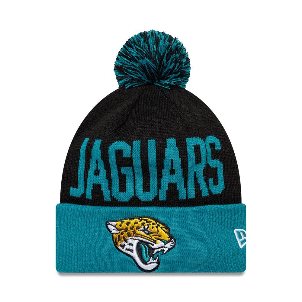 New Era Jacksonville Jaguars London Games Cuff Knit Beanie Black
