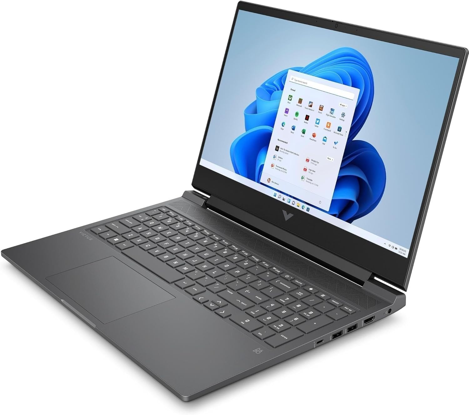 HP Victus 16-r0013sl Notebook, Intel Core i7-13700H, RAM 16GB DDR5 5200MHz, 1TB SSD, Display 16.1" FHD IPS 144Hz, RTX 4070 8GB, Wi-Fi 6E, BLE 5.3, Windows 11, 3 Mesi di PC Game Pass Incluso, Nero