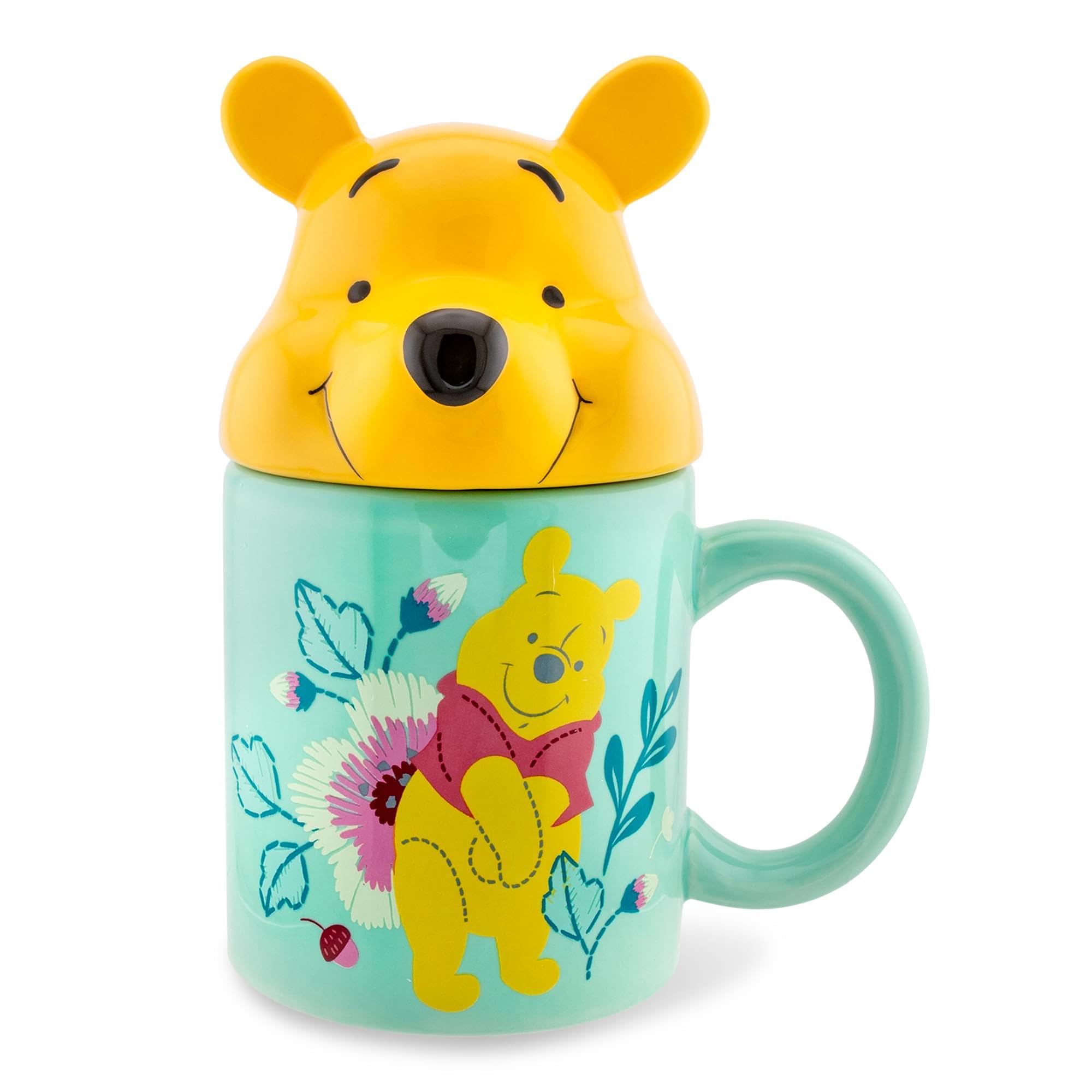 Amazon.com: Disney Winnie the Pooh Ceramic Mug With Sculpted