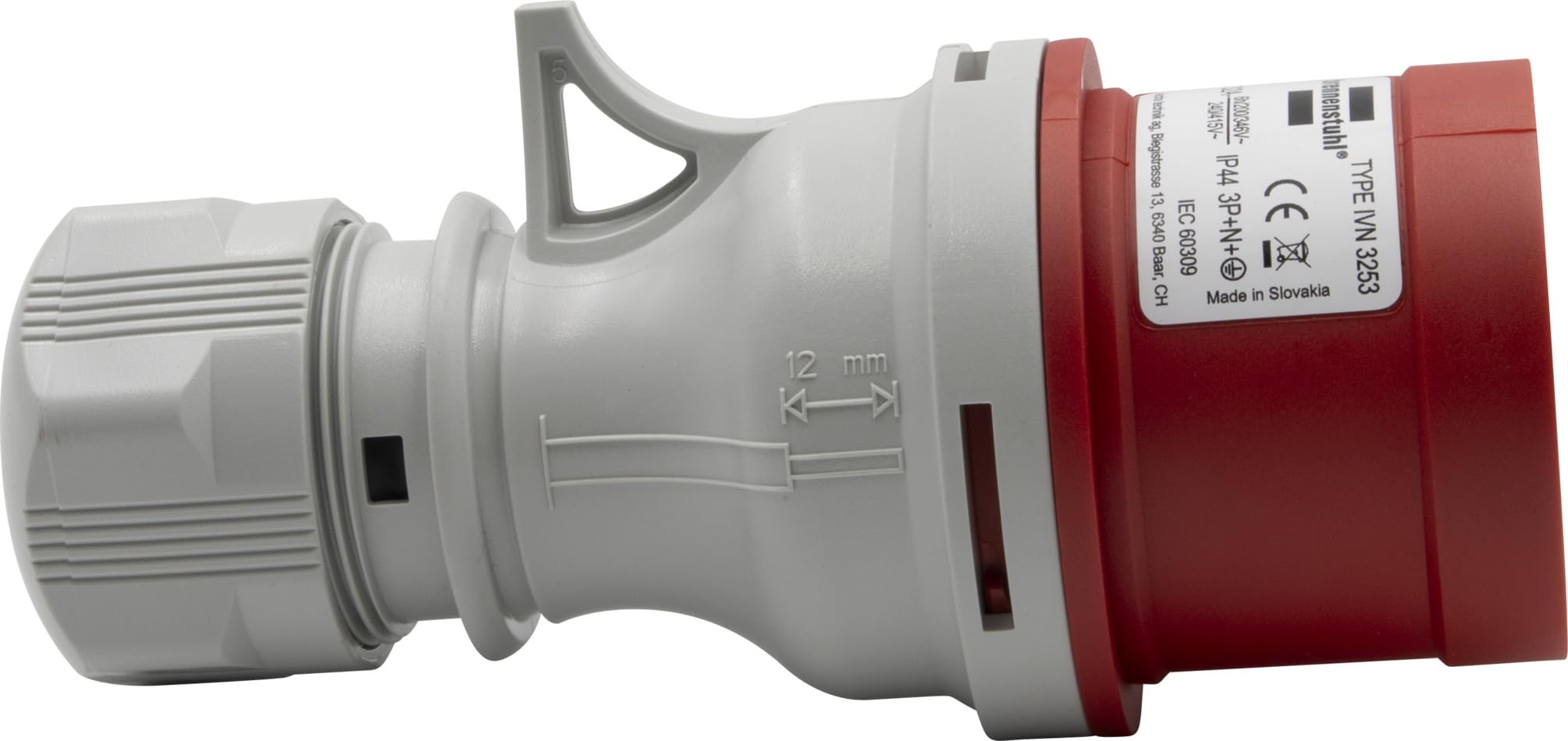 Presa Industriale CEE 5 Poli Brennenstuhl 400V/63A IP67 - Per Esterno, Cantieri E Campeggio - Foto 3