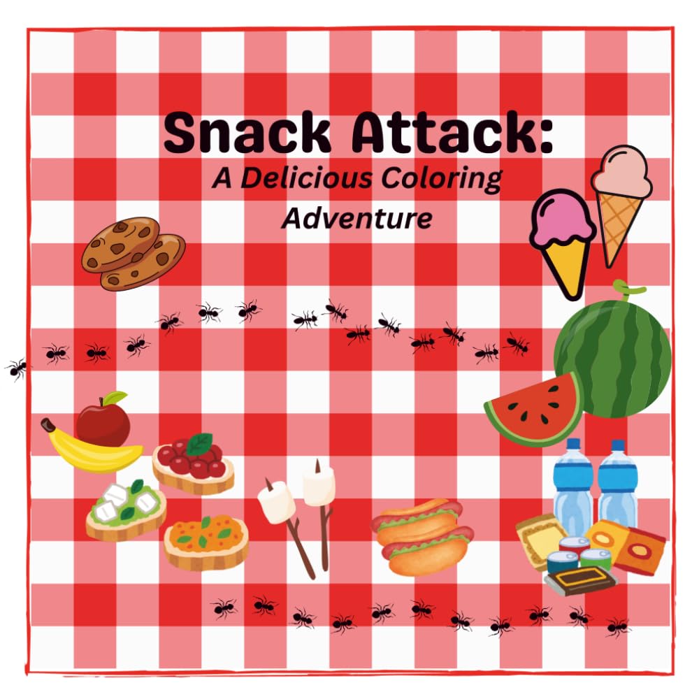 Snack Attack: A Delicious Coloring Adventure