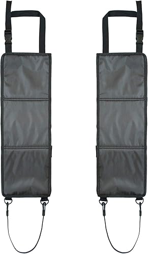 Miniatura 8 de UNISTRENGH Equipo de caza para asiento trasero de pistola, soporte para rifle de escopeta, organizador de pistolas con bolsillos, ajuste universal