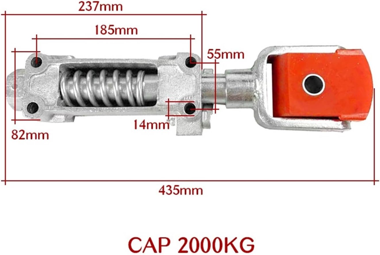 Trailer Hitch,Offroad Hydraulic Override Coupling 2000KG Trailer Coupler RV Parts Camper Caravan Accessories,for Caravan Truck Yacht