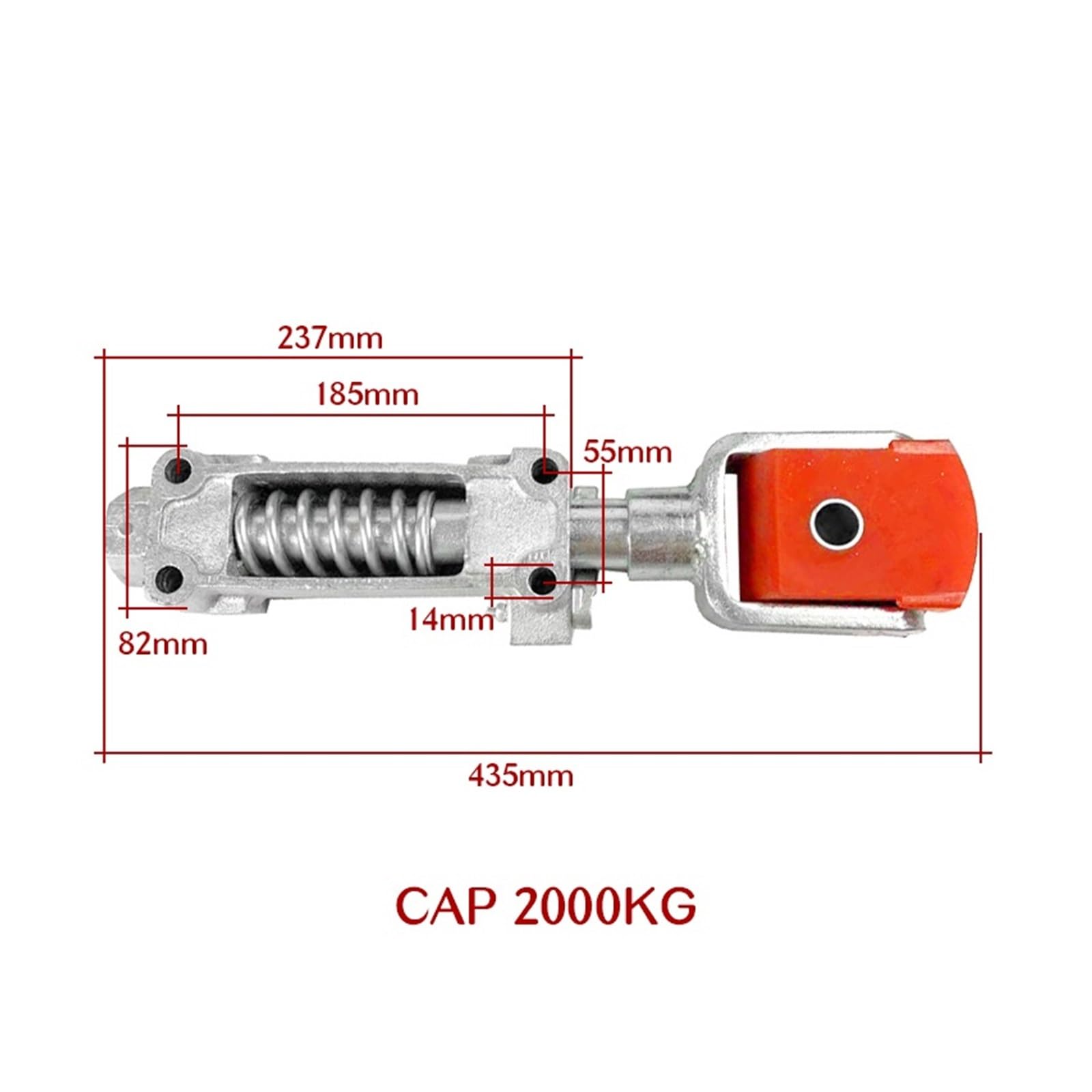 Zaczep przyczepy, Złącze Hydrauliczne Do Dużych Obciążeń Terenowych 2000KG Złącze Przyczepy Części Do RV Akcesoria Do Przyczep Kempingowych