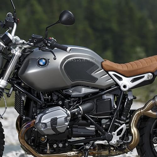 Miniatura 5 de Motocicleta antideslizante lado combustible tanque pegatinas impermeable almohadilla goma etiqueta para R NINE T Racer R NINET Scrambler RnineT R9T