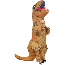 Inflatable Dinosaur Costume T-Rex Blow Up Cosplay Halloween