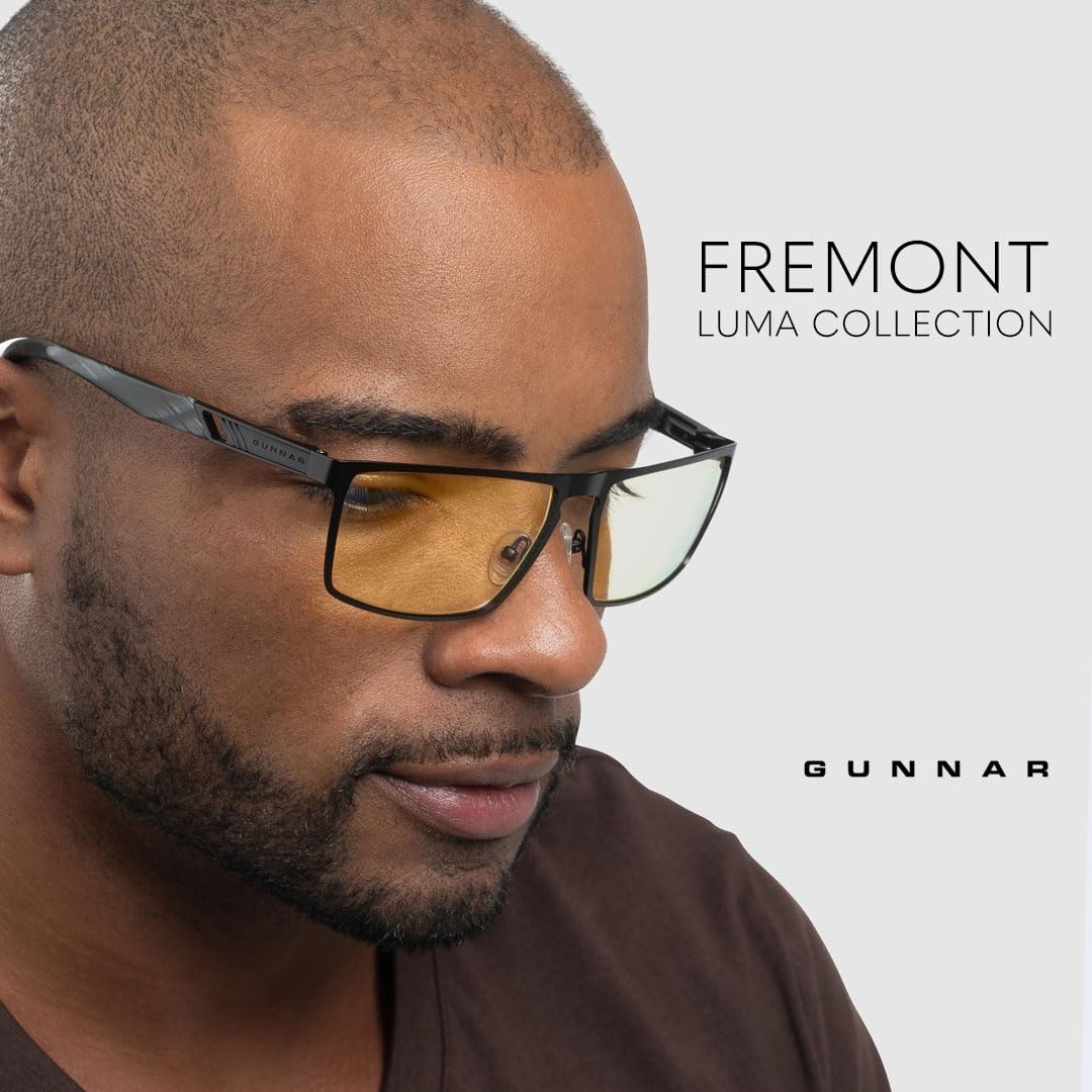 GUNNAR Fremont - Occhiali con blocco della luce blu, per computer e videogiochi