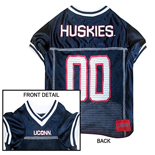 Image of Pets First Collegiate Connecticut Huskies Dog Mesh Jersey, X-Large