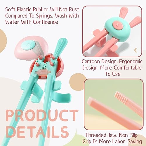 Miniatura 3 de 4 palillos de dedo de conejo para jugadores, palillos de papas fritas, pinzas para aperitivos, pinzas para dedos, divertidos palillos para alimentos