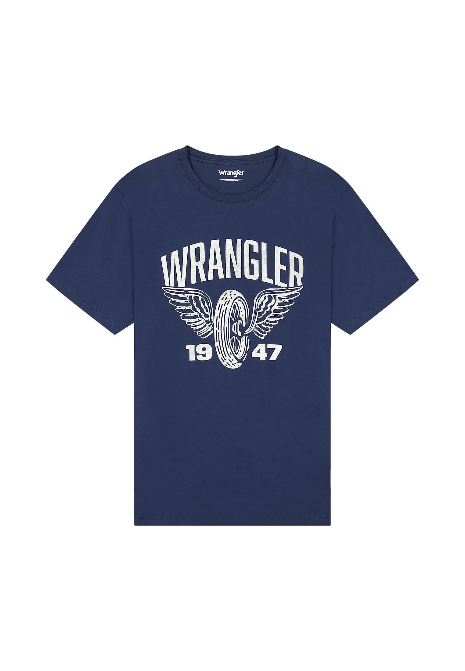 Wrangler Americana Graphic T-Shirt Navy Cotton Men's Size M