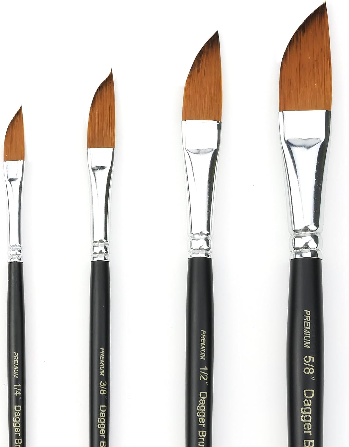 GACDR Paint Brush Comb Set - 4PCS Professional Grainer Brushes for Acrylic Painting, Oil & Watercolor - Texture Brushes for Artists & Beginners, Short Handle