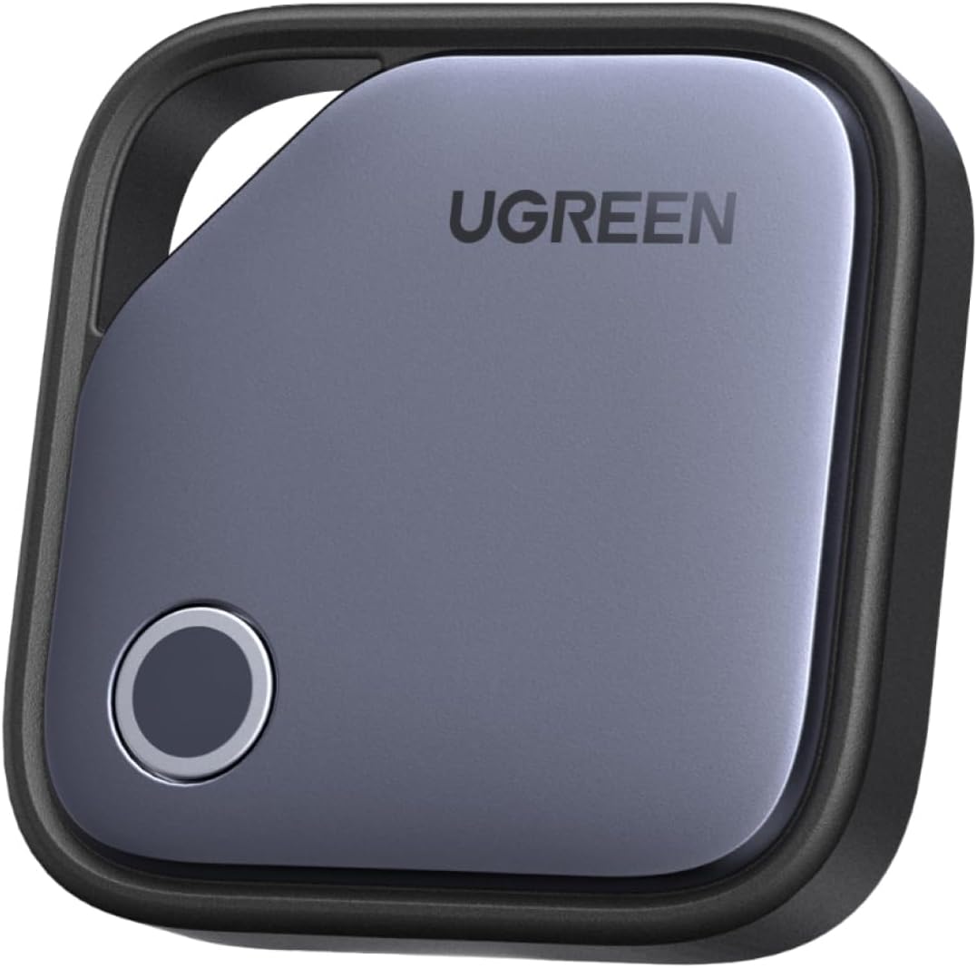 UGREEN FineTrack Smart Finder 1 Piece Smart Tracker Compatible with Apple "Find My" (iOS Devices Only) Smart Tag SmartTrack Anti-loss Tag/Item Finder for Keys/Bags/Wallets/Luggage/Pet Collars etc