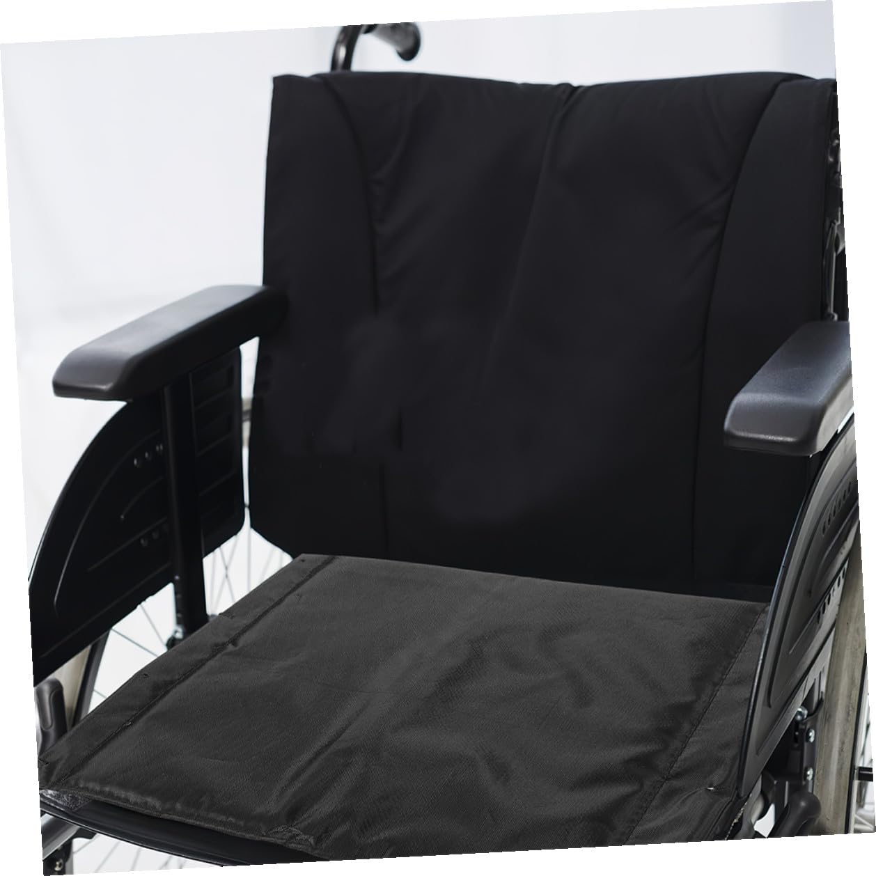 Cojines para Asiento de Silla de Ruedas, 2 Piezas Tela Oxford Gruesa y Esponja Resistente, Accesorios para Mejorar la Comodidad en Trayectos Diarios
