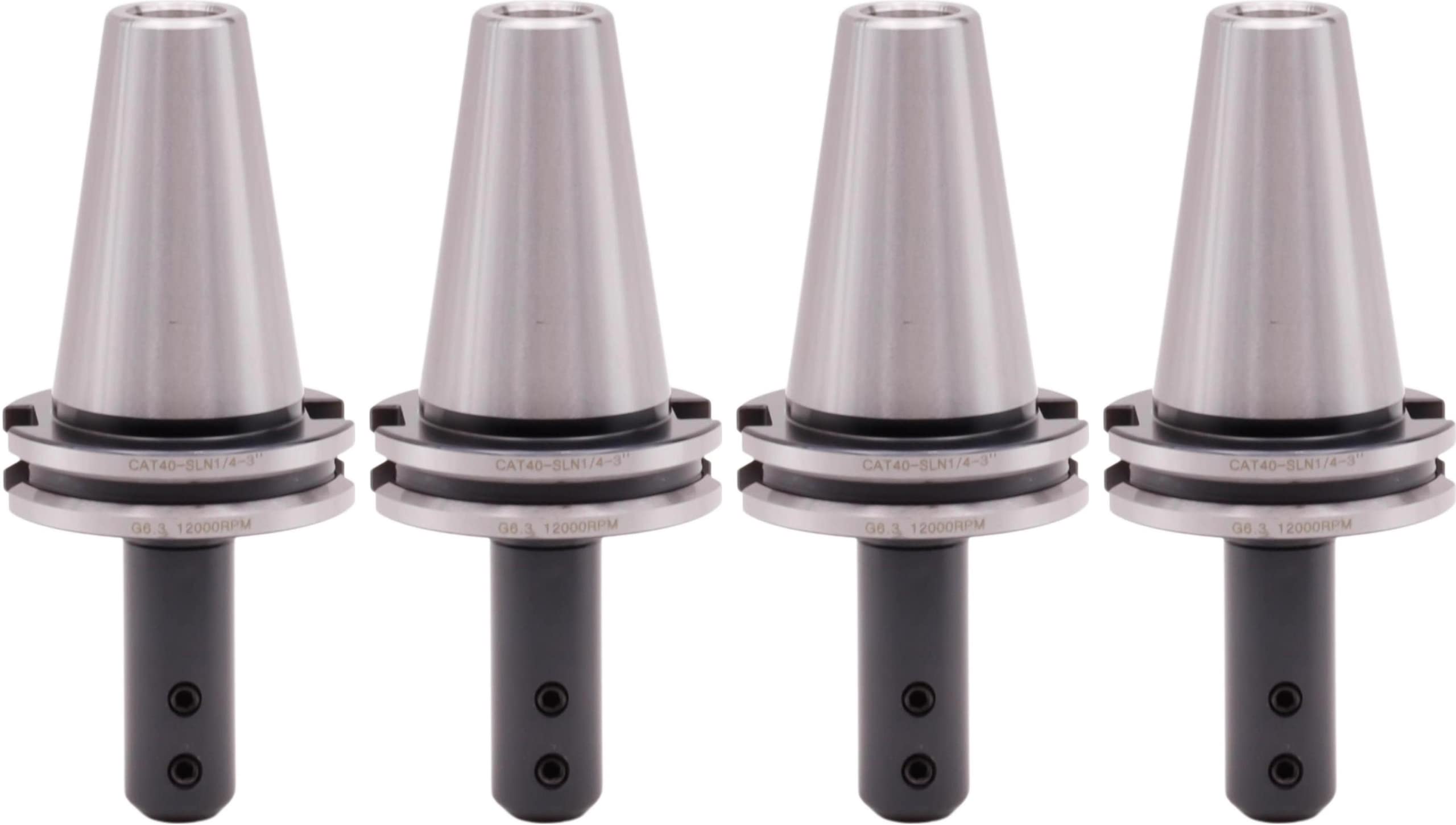 CME 4 pcs CAT 40 Taper End Mill Holders, for 1/4