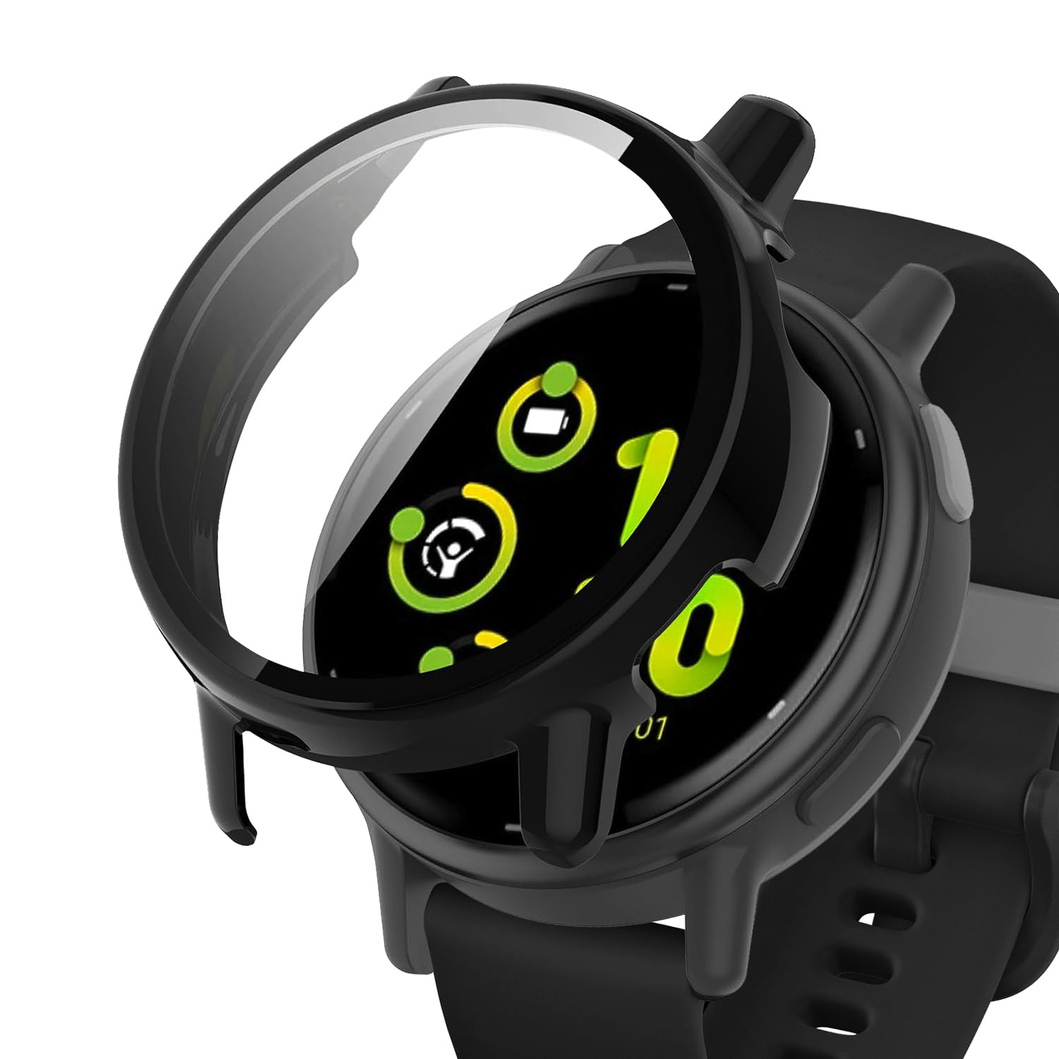 Amazon.co.jp: AiMaoo Garmin Vivoactive 5 対応 ケース 強化ガラス 
