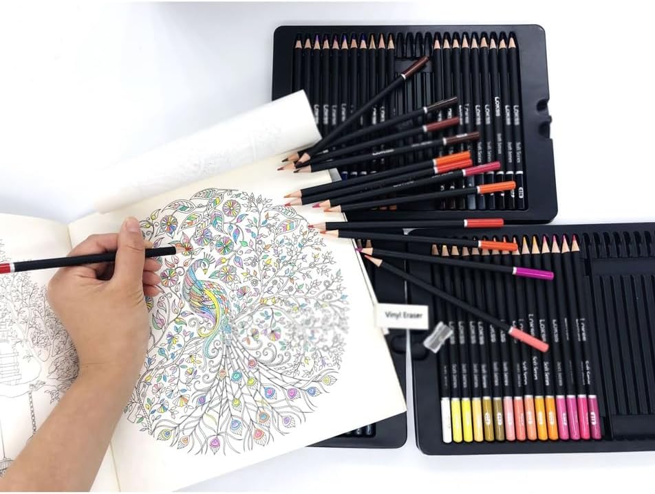 75 Pieces Of Colored Lead Set Student Drawing Tools Art Pencils image 5