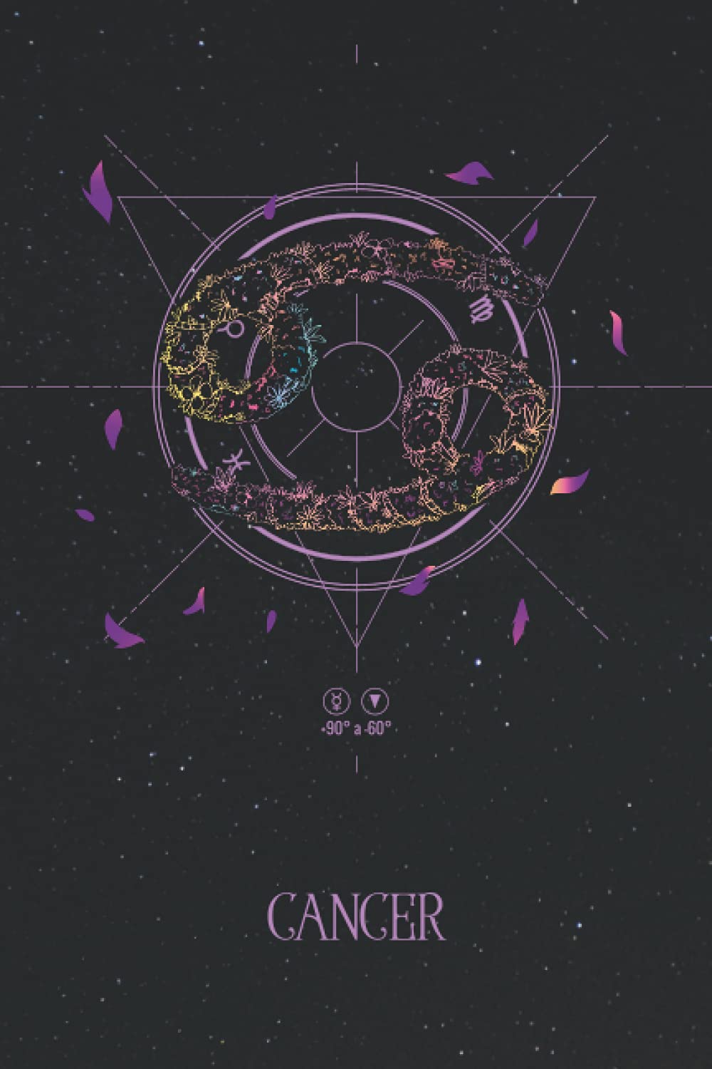 Cancer Zodiac Journal: Horoscope Notebook with Starry Night Sky & Floral Astrological Sign | Great Cancer Gift (Zodiac Journals - Beautiful Horoscope Notebooks for Astrology Lovers)