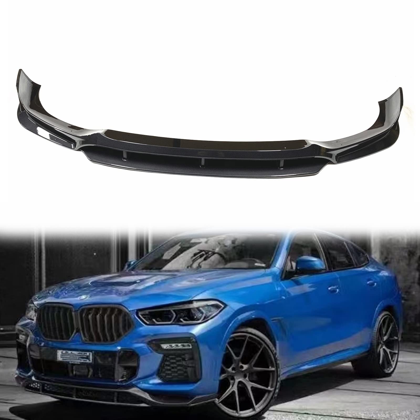 Lame pare-chocs X6 G06 M Sport protection spoiler avant anti-rayures