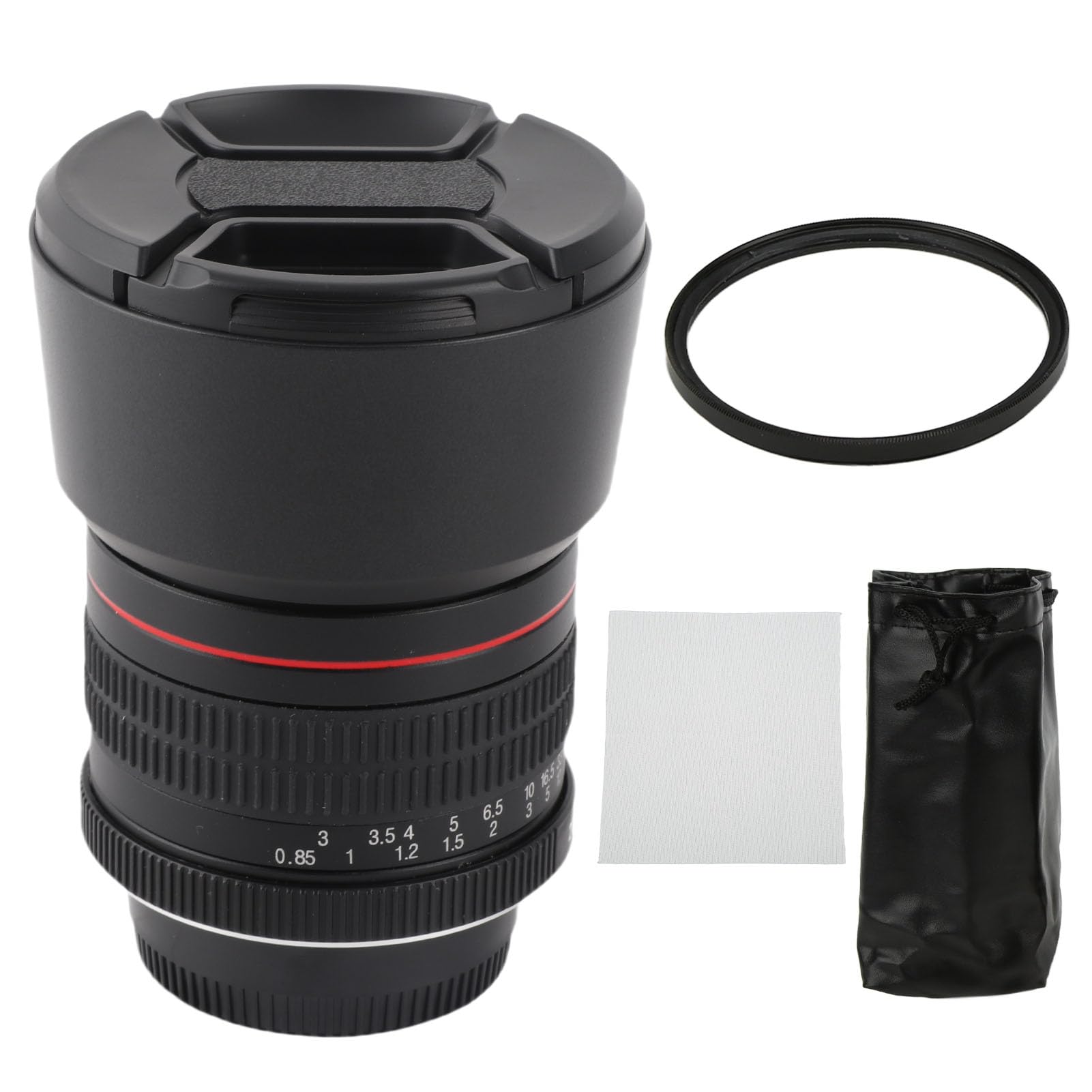 D3400 teleobiektyw z automatyczną ostrością do obiektywu aparatu 85 mm F1,8 duża przysłona pełnoklatkowa ręczna ostrość portret Prime obiektyw AI mocowanie do