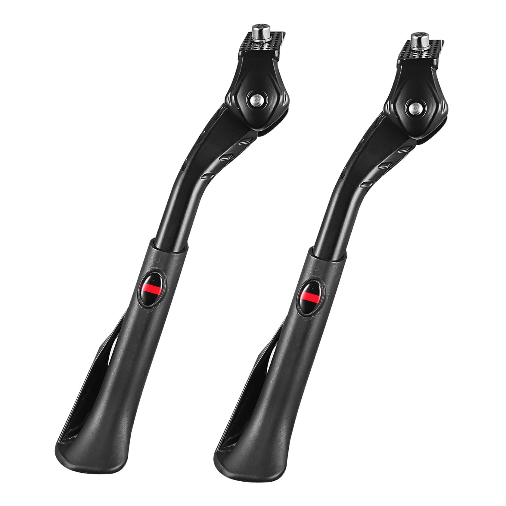 Béquille de vélo sur boîtier de pédalier BESTonZON réglable noire en aluminium