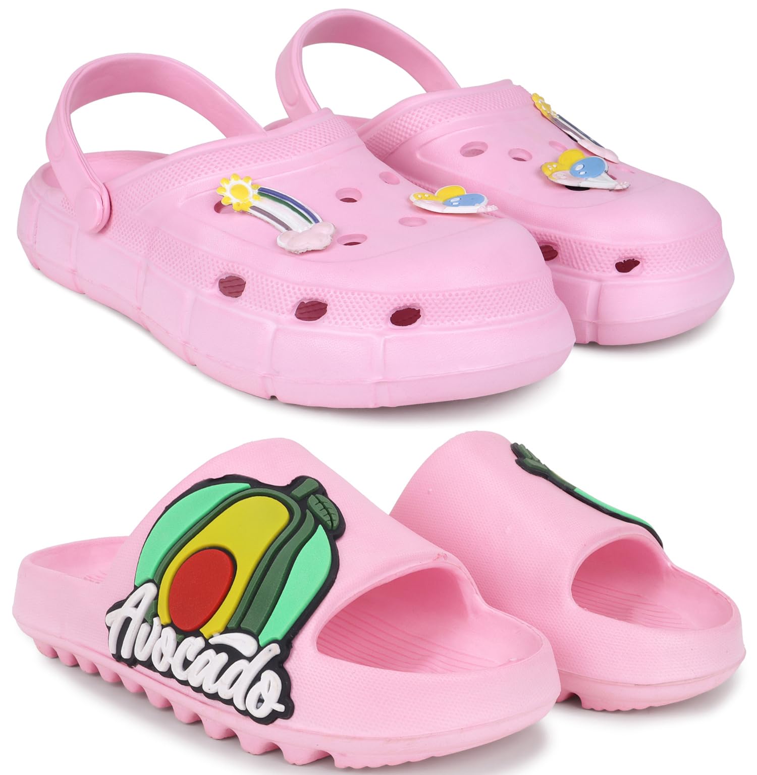pampy angel Combo Pack of 2 Slipper/Flip Flops/Slides/Clogs/Sandals with Adjustable Back Strap for Women (WCL-Ranbo,T-Acado)-picture-51