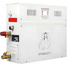 Stainless Steel Steam Shower Generator, Household Sauna Steam Generator Machine, Digital Controller with Adjustable Temp 95131F & Timer, for Wet/Dry Steam Room 110v-3kw
