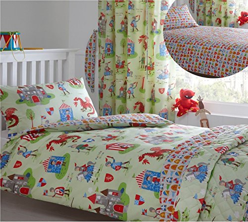 Kidz Club Cavalieri e Draghi Set Copripiumino per