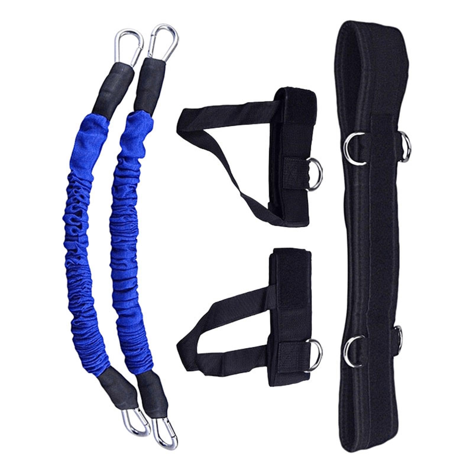 Box-Widerstandsbänder-Set, Übungsbänder zum Laufen, Taekwondo, Kickboxen, Blau, 27,2 kg