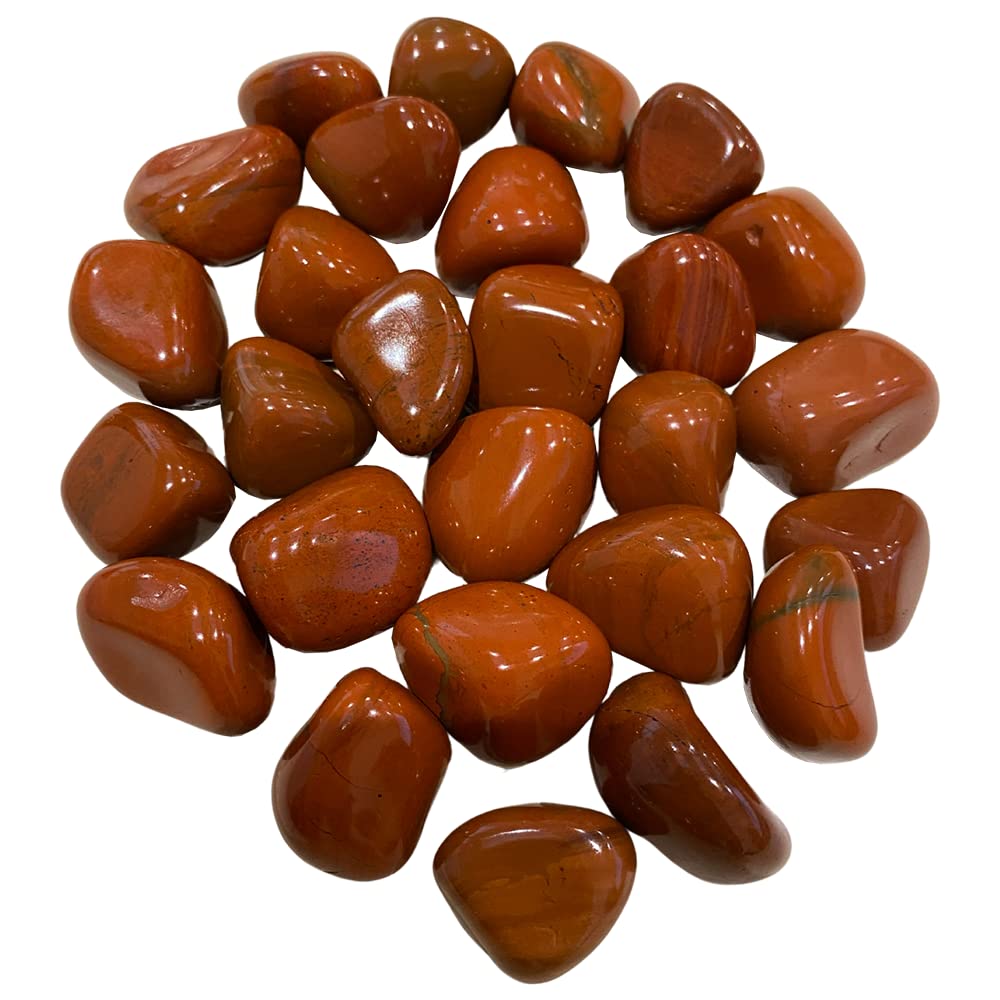 VIE Naturals Tumbled Crystals, 250g Pack, Red Jasper, One