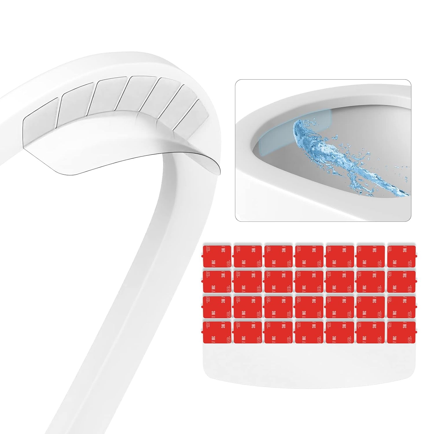 4 Pack Pee Guards for Toilet Seats, Potty Training Pee