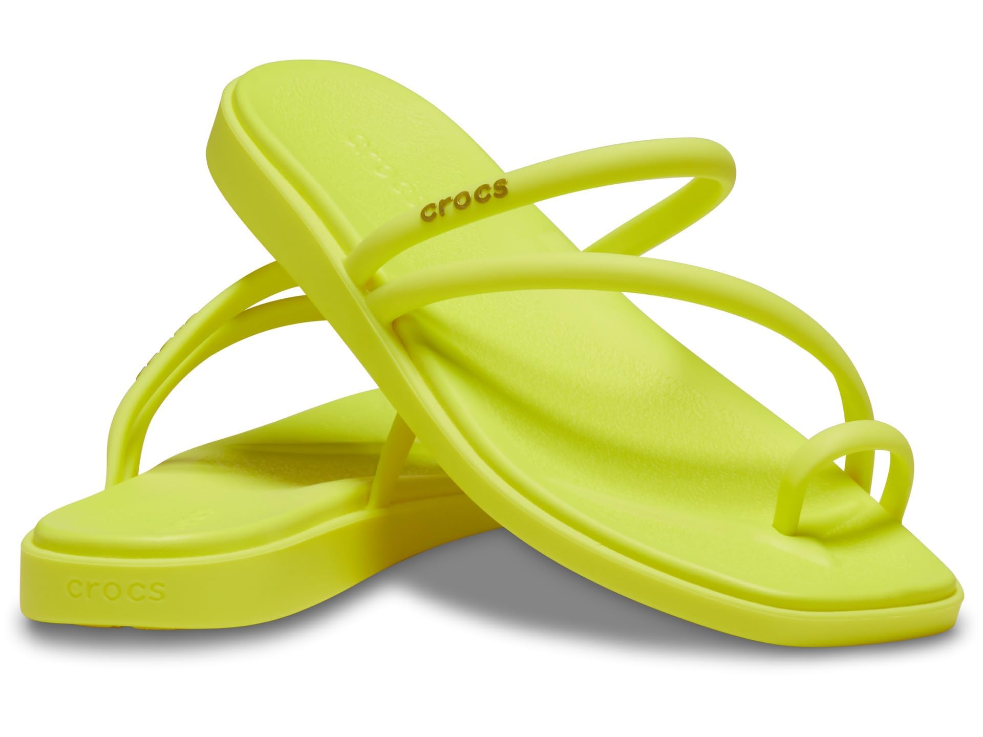 Crocs Women's Miami Toe Loop Sandals, Dew, 6 Women : Amazon