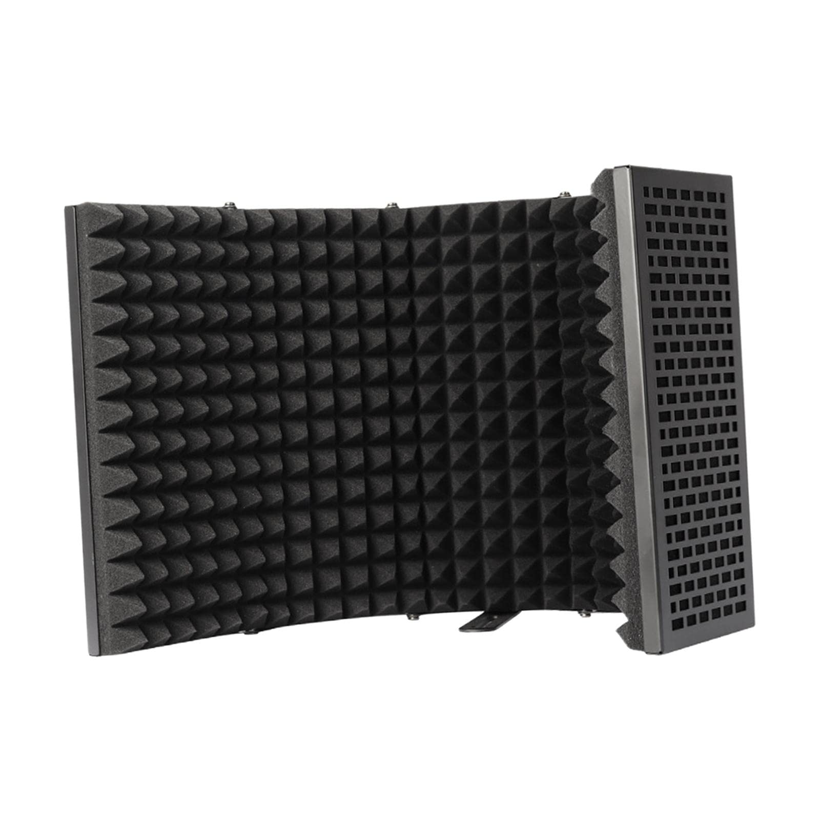 Microfono da Studio Pannello Riflettente Pieghevole Assorbente Riflettore Riduzione del Rumore Materiali Regolabili Adatto per Stazioni Radio Dail, Cinque Pannelli