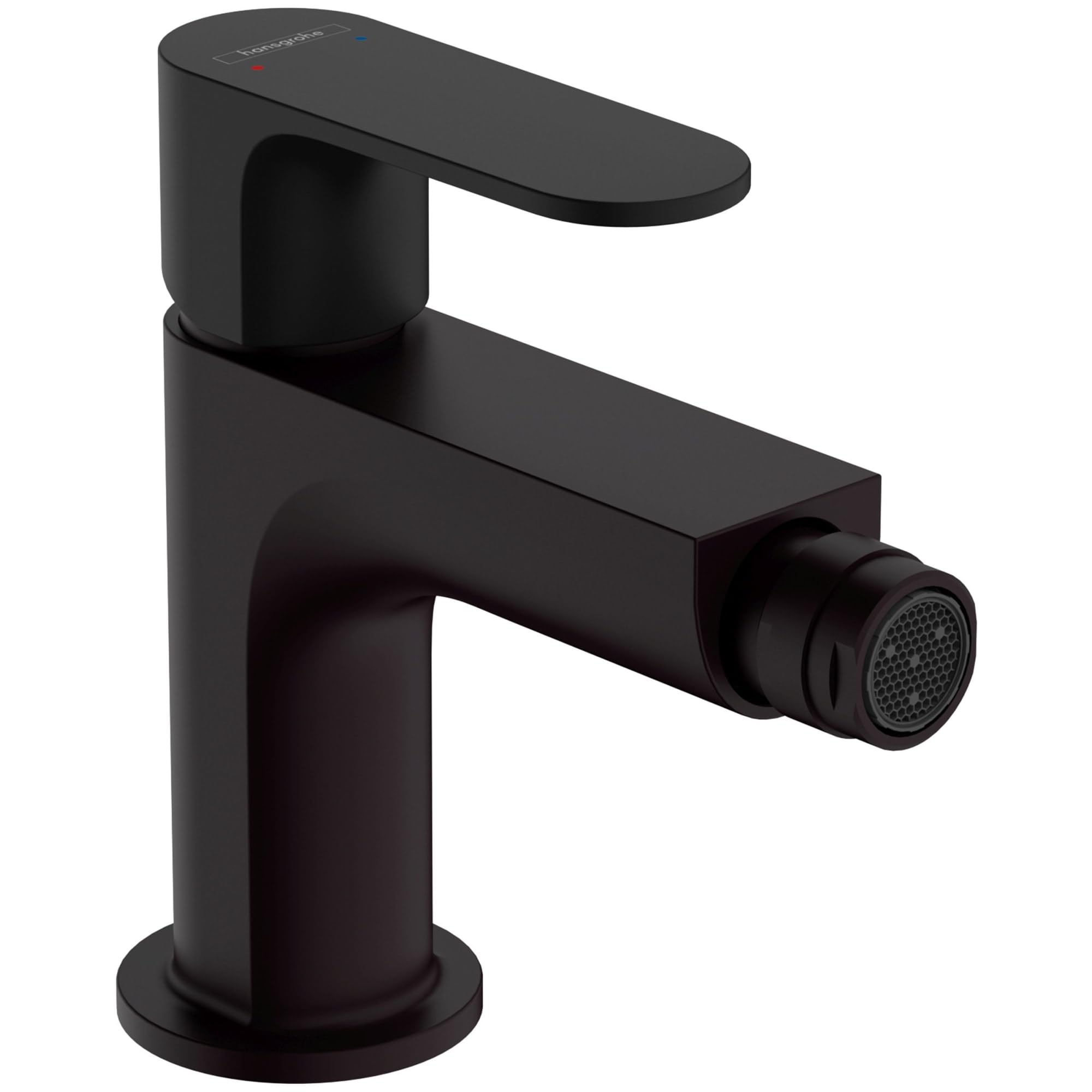 hansgrohe Rebris S Collection Moderner Bidet-Wasserhahn, 1,5 GPM, mattschwarz, 72210671