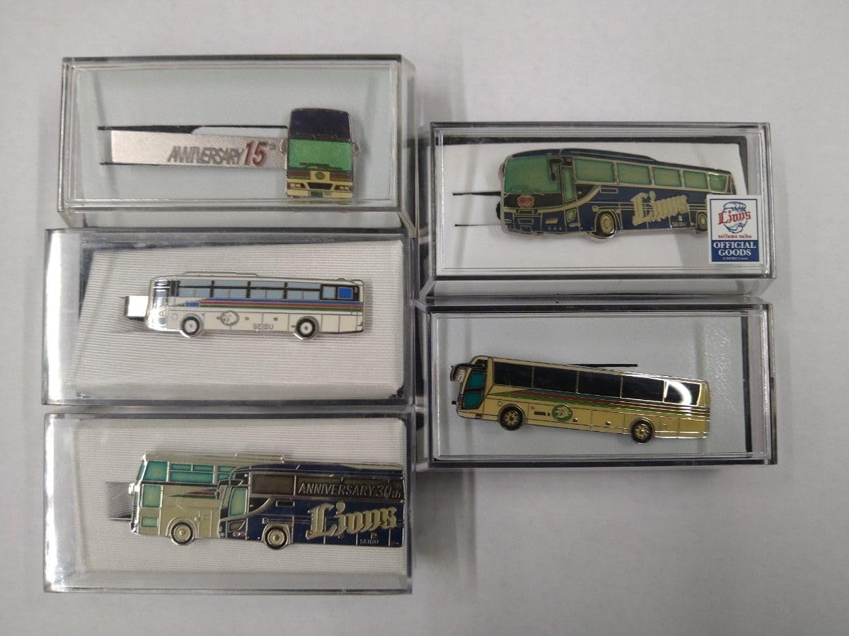 名古屋市交通局バスネクタイピン5種類セット市バスタイピン非売品レア