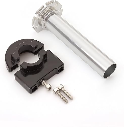 Miniatura 3 de Krace - Agarraderas de mano para motocicleta de 78 pulgadas con tubo de acelerador anodizado CNC de giro rápido, control de palanca motorizado para