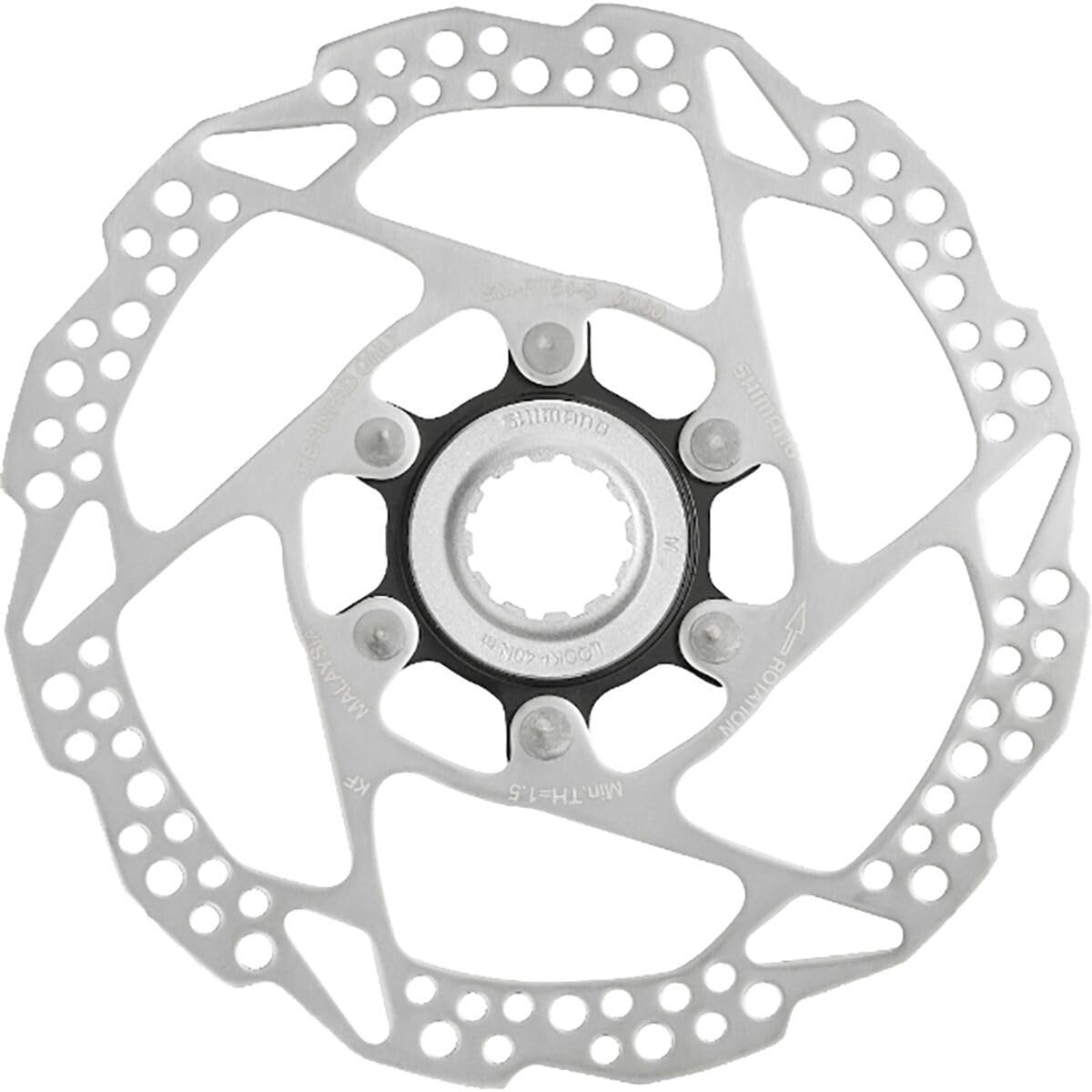 SHIMANO Deore SM-RT54-S Disc Brake Rotor - 160 mm, Center Lock, for Resin Pads Only, Silver