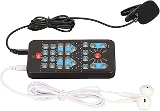 Cambiador de Voz, 10 Modos de de Sonido ABS Multifuncional de Voz Portátil para Transmisión en Vivo