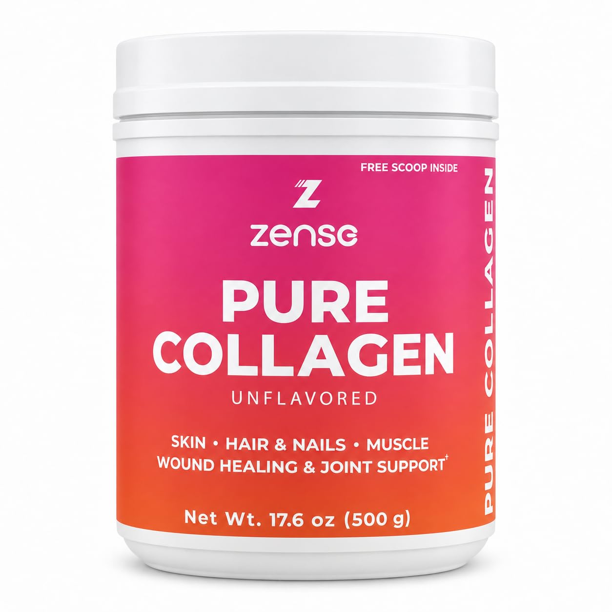 Hydrolyzed Collagen Powder for Women & Men – Organic Type I & III Bovine Collagen Peptides, High Protein – For Bone Strength, Joint Support, Healthy Hair & Glowing Skin - Colágeno Hidrolizado (500 g) 17.6 Ounce (Pack of 1)