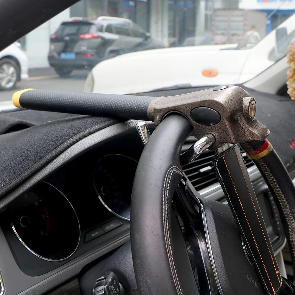 Antivols auto Serrure de direction Automobile pliable volant voiture antivol Protection t-serrures serrures sécurité