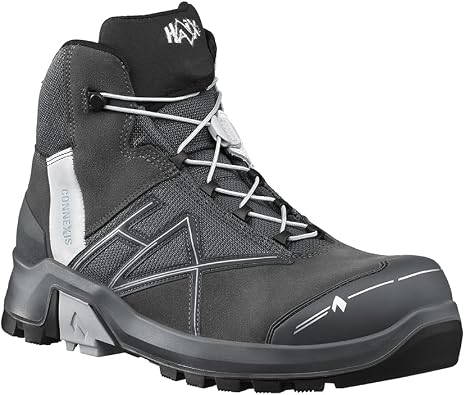 HAIX CONNEXIS Safety+ GTX mid/grey-silver Be a maker! CONNEXIS Safety+ gives you the plus in performance, safety and