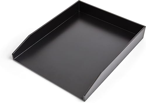 Vista 2 de Staples TRU RED - Bandeja de plástico apilable de carga frontal, color negro, 4cartón (TR55253-CCVS)