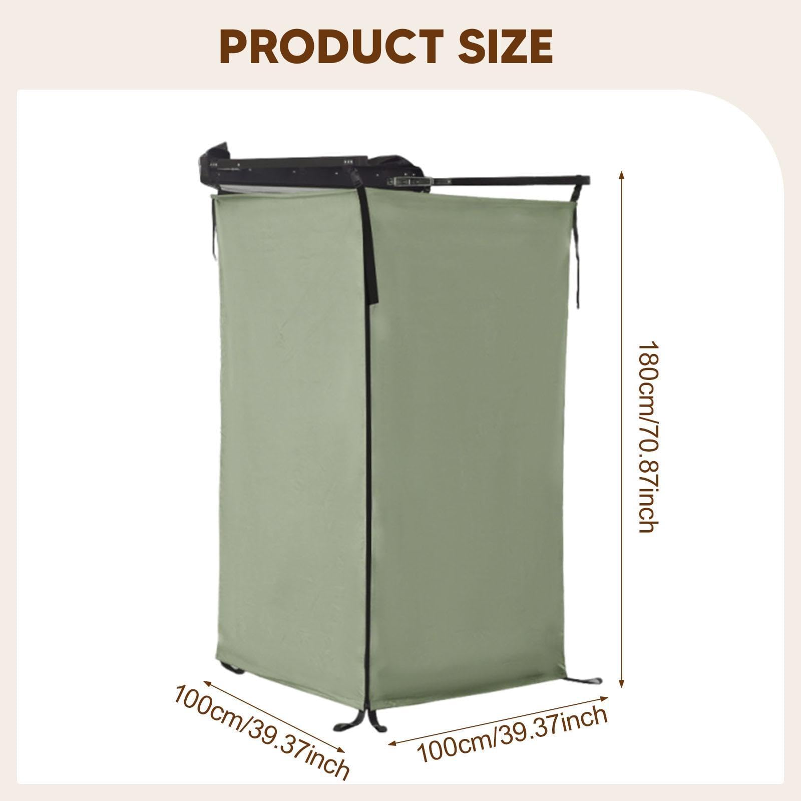 Tente de Douche Latérale pour Véhicule, Toilettes, écran de Confidentialité Portable, Salle de Bain, Douche pour Camping, en Voiture, Côté Voi